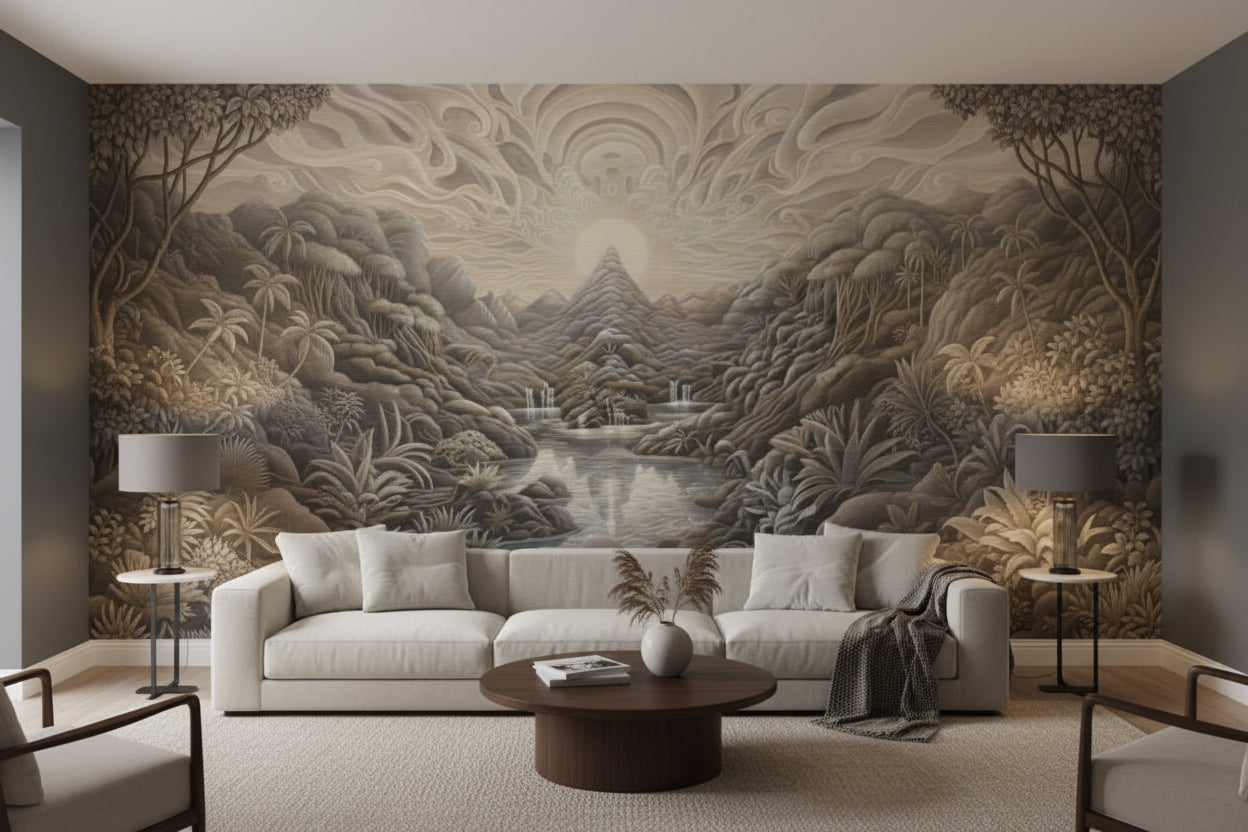 Mural-art-lush-rainforest-Kauai-mother-nature-pachamama