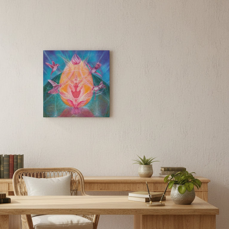 Templo del Sagrado Colibri Giclee